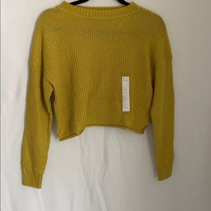 Yellow sweater!